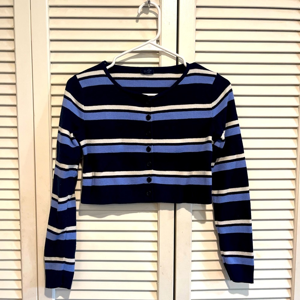 JGALT Button Up Crop Cardigan